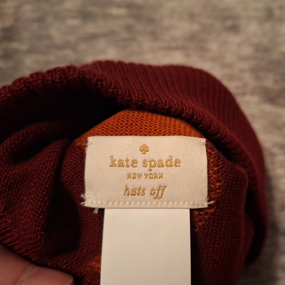 NWOT - Kate Spade - Blaze a trail- Fox hat & fox glove set - wool - one size - Picture 6 of 9